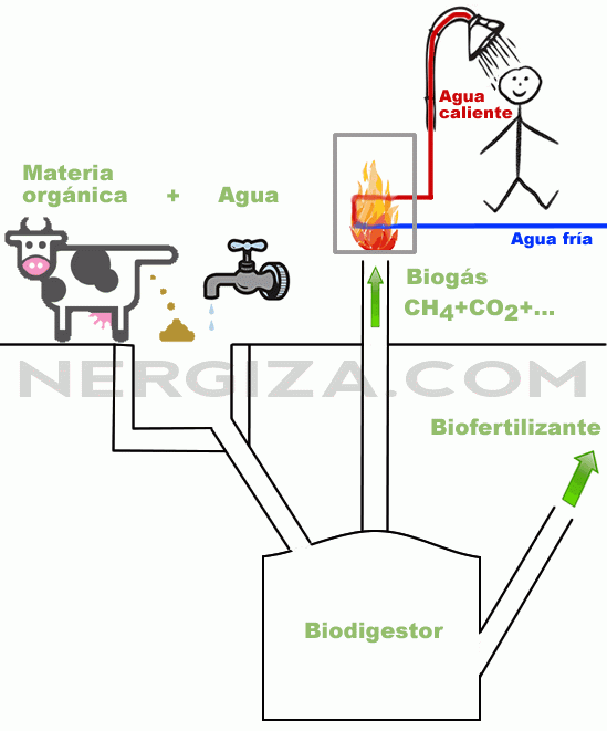 esquema biogas