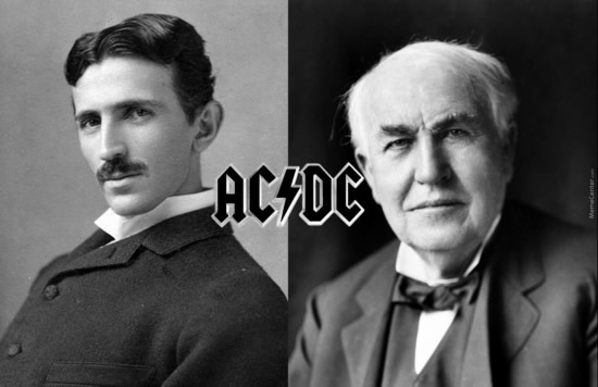 Tesla y Edison AC/DC